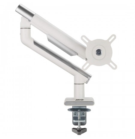 Ergo Office Monitor Mount, Premium with Gas Spring, Double Arm, 17"-32" 9 kg, White, ER-437