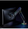NanoRS Gaming Monitor Mount 17-32" with RGB LED Lighting Desk Mount Height Adjustable Swivel Tilt Max. 9kg VESA 75x75 / 100x100