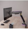 NanoRS Gaming Monitor Mount 17-32" with RGB LED Lighting Desk Mount Height Adjustable Swivel Tilt Max. 9kg VESA 75x75 / 100x100