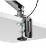 NanoRS Gaming Monitor Mount 17-32" with RGB LED Lighting Desk Mount Height Adjustable Swivel Tilt Max. 9kg VESA 75x75 / 100x100
