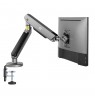 NanoRS Gaming Monitor Mount 17-32" with RGB LED Lighting Desk Mount Height Adjustable Swivel Tilt Max. 9kg VESA 75x75 / 100x100