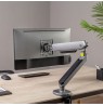 NanoRS Gaming Monitor Mount 17-32" with RGB LED Lighting Desk Mount Height Adjustable Swivel Tilt Max. 9kg VESA 75x75 / 100x100