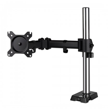 Arctic Monitor Mount Z1 (Gen 3) with USB 2.0 Hub - black matt