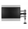 Arctic Monitor Mount Z1 (Gen 3) with USB 2.0 Hub - black matt