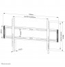 TV SET ACC WALL MOUNT/WL30-550BL18 NEOMOUNTS