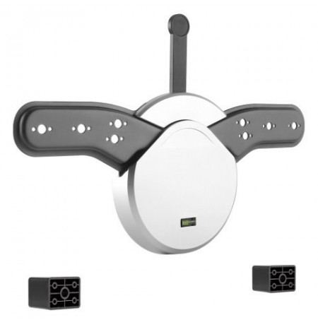 Maclean MC-877 TV mount 139.7 cm (55") Black, White