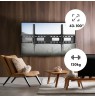 Maclean MC-422 TV Wall Mount Heavy Duty 43"-100" max VESA 800x400 120kg Tilting +/-15° Bracket Holder Hanger with Spirit Level 