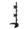 DOUBLE FREESTANDING LED/LCD DESK ARM 13-27 INCH PION