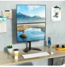 DOUBLE FREESTANDING LED/LCD DESK ARM 13-27 INCH PION