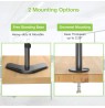 DOUBLE FREESTANDING LED/LCD DESK ARM 13-27 INCH PION