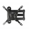 Maclean MC-418 TV Monitor Full Motion Wall Mount 23"-43" 30kg max VESA 200x200 Black Tilting Rotating Adjustable Wall Distance H