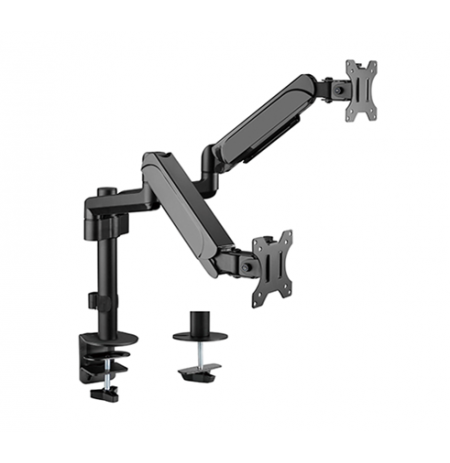Gembird MA-DA2P-01 Adjustable desk 2-display mounting arm, 17”-32”, up to 9 kg