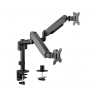 GEMBIRD MA-DA2P-01 Adjustable desk 2-display mounting arm 17-32inch up to 9 kg