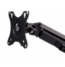 Gembird MA-WA2-01 monitor mount / stand 68.6 cm (27") Black Wall