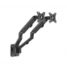 Gembird MA-WA2-01 monitor mount / stand 68.6 cm (27") Black Wall