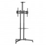 Mobile TV stand 37-70" adjustable 2 shelves
