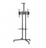 Mobile TV stand 37-70" adjustable 2 shelves
