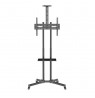 Mobile TV stand 37-70" adjustable 2 shelves