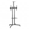 Mobile TV stand 37-70" adjustable 2 shelves