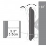 TV Wall Mount 17-37" LED/LCD 35kg tilting slim 55mm
