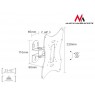 Mount wall for TV Maclean MC-501B (Rotary, Tilting, Wall - 42", max. 30kg)