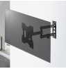 Maclean MC-700N TV Monitor Wall Mount Universal max VESA 200x20 23"-43" 30kg Black Extendable Tilting for Small TVs
