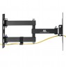 Maclean MC-700N TV Monitor Wall Mount Universal max VESA 200x20 23"-43" 30kg Black Extendable Tilting for Small TVs