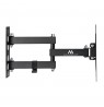 Maclean MC-700N TV Monitor Wall Mount Universal max VESA 200x20 23"-43" 30kg Black Extendable Tilting for Small TVs