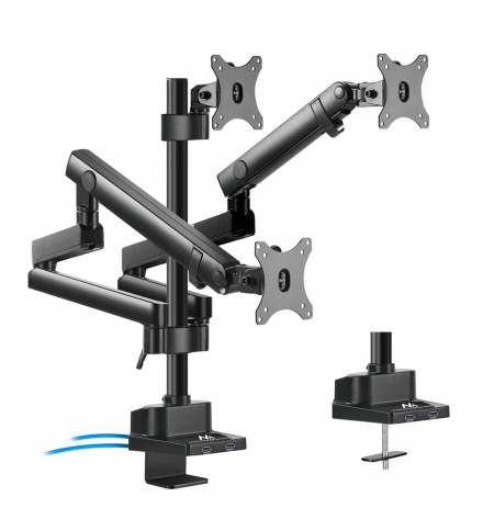 Mount desk for 3 monitors Maclean MC-811 (Desktop, 17" - 27", max. 20kg)