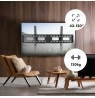 Maclean TV MC-420 Wall Mount Bracket 43"-120" VESA 800x400 120kg Universal Adjustable Spirit Level Accessories Flat Heavy Duty