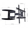 LED/LCD TV Wall Mount 40-65 inch 35kg Swivel Techly