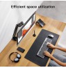 Desktop LCD Gas Mount 13-27 Inch 6.5kg USB/Audio Techly