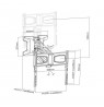 Maclean MC-891 Electric TV Wall Mount Bracket with Remote Control Height Adjustment 37'' - 70" max. VESA 600x400 up to 35kg Abov