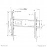 Neomounts Wall Mount LEVEL-750 (XL, 100 kg, tilta)