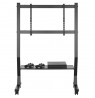 Mobile TV stand 45-90" up to 60kg adjustable AV shelf