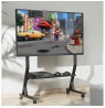 Mobile TV stand 45-90" up to 60kg adjustable AV shelf