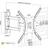 TV Wall Mount 32-55" LED/LCD 30kg Swivel Tilt