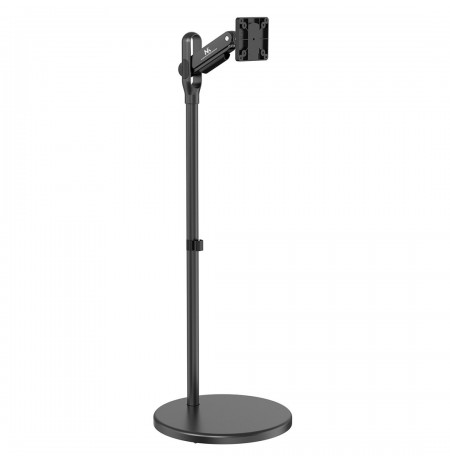 Maclean Mobile Monitor/TV Floor Stand, Gas Spring, 17"-35", 2-10kg, Black, MC-970B