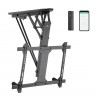 Maclean electric ceiling mount for TV, TUYA support, max VESA 600x400, for sloping walls, remote control, 32"-70", 35kg, MC-880T