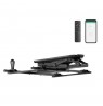Maclean electric ceiling mount for TV, TUYA support, max VESA 600x400, for sloping walls, remote control, 32"-70", 35kg, MC-880T