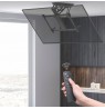 Maclean electric ceiling mount for TV, TUYA support, max VESA 600x400, for sloping walls, remote control, 32"-70", 35kg, MC-880T