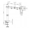 Desktop Swivel Mount for LCD/LED Monitor 13-32 Inches