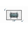 Gembird WM-80ST-01 Full-motion TV wall mount, 40”-80” (50 kg)
