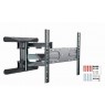 Gembird WM-80ST-01 Full-motion TV wall mount, 40”-80” (50 kg)