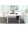 Single desk arm with 1xLCD clamp with gas spring and docking station max. 30" and 9kg PD3.0