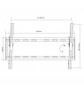 Maclean MC-605 TV Bracket Wall Holder Mount Monitor 32'' - 70" VESA Adjustable Universal 55kg