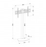 Techly ICA-TR27 TV mount 139.7 cm (55") Black