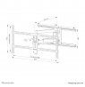 TV SET ACC WALL MOUNT/WL40-550BL18 NEOMOUNTS