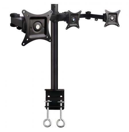 Desktop Swivel Mount for Three Monitors 13-24 Inch 30kg