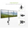 Desktop Swivel Mount for Three Monitors 13-24 Inch 30kg